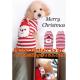 Retail Teddy Chihuahua Fashion Dog Puppy snowflake Pet Jumper Knit Dog Sweater Pink Blue X
