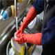 Kitchen Long Sleeve Dishwashing Gloves , Hand Gloves For Washing Safe Grip