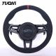Cayenne Macan 911 Porsche Carbon Fiber Steering Wheel Full Black Alcantara Leather OEM