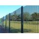 Galvanized Steel Wall Substation Anti Climb Mesh Fence 358 Clear View