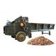 200kW Mobile Wood Chipper Shredder for Chipping Tree Wood Branches and Twigs in Gardens