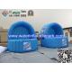 Blue Inflatable Advertidsing Tent , 2 Person Clear Inflatable Lawn Tent