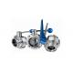 Hygienic Stainless Steel Sanitary Butterfly Valve , Tri Clamp Butterfly Valve For Food