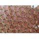 Electroplating 0.8mm X 7mm Metal Ring Mesh For Space Divider Curtain