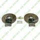 For Maserati Ghibli & Quattroporte Base Front Brake Pads & Rotors OEM 673003970 670032734 673010326 673012431 980157007