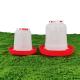 2L Red Cone Shape Plastic Water Feeder Anti Drip Watering Solution for Constant Water Supply