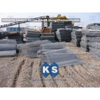 Custom Hexagonal Wire Netting Coated Polyethylene Gabion Mesh Box For Flood Bank