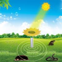 Sunflower Solar Powered ultrasonic rodent control Repel Mice Snake Rodent Outdoor