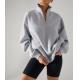 Customized Cotton Casual Hoodies Oversized Long Sleeve Sweatshirt