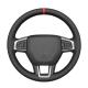 Accessories of Cars Hand Stitched Genuine Leather Steering Wheel Cover for Land Rover Discovery Sport (L550) 2015-2019