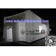 Bespoke Led Inflatable Cube Tent / Inflatable Party Event Tent 8 x 4 m