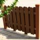 Paint Free Outdoor Pvc Strip WPC Fence Panels Wood Garden Fencing