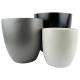 Factory direct hot sale light weight white FRP planters pots for garden and hotel decoration