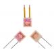 Square Type Radial Thermal Fuse Small Temperature 2 Amp Thermal Fuse