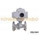 Stainless Steel Flanged Electric Actuator Ball Valve 24VDC 220VAC