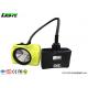 Semi Corded LED Mining Cap Lamp 18000lux 3.7V Lightweight With Warning Light