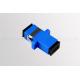 SC / UPC Blue Fiber Optic Adapter Singlemode SX DX  Testing / Measurement Instruments