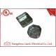 Square And Octangular Steel Outlet Box Metal Junction Box 1.6mm Thickness