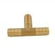 8mm Tee Brass thread Pipe Fitting for Gas and Water Hose