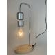 wooden base magnetic levitation floating pop led lamp light bulb for decor home