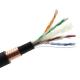 PE Double Jacket UTP FTP Waterproof Outdoor Cat5e Cat6 Cable With Armored