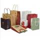310*110*420mm gravure custom printed paper carry bags with handles Twisted