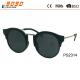 2018 fashion sunglasses with 100% UV protection lens, metal temple,suitable for men and women