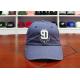 Quick Dry Fabric Blue Sports Dad Hats Metal Buckle / Mens Vintage Baseball Caps