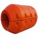 Easy to Install DN500 PE Float for Sand/Slurry Dredging Durable and Orange Outer Shell