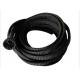6mm Cable Protection PET Expandable Braided Sleeve Black Color Flame Retardant