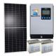 110VAC 8000Watt Hybrid Grid Solar System With Batteries Bank