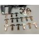 High Precision Punch Press Dies , Progressive Die Components Copper / Brass Alloy Terminal Pin Parts