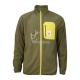 Mens 100% Recycled Full Zip Fleece Jacket With Chest Pocket