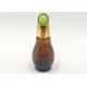 30ml Amber Color Glass Cosmetic Bottles With Golden Cap For Essential Oil