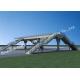 Modern Structure Prefab Pedestrian Bridge Temporary Use European Standard