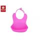 100% Waterproof Toddler Silicone Baby Bibs Food Grade Material TPE Easy To Use