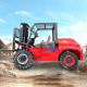 4.5t Off Road Forklifts And Loading Rough Terrain Diesel Forklift Truck With Cabin