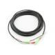 PVC/LSZH Sheath GTTS 0.75MM Fiber Optic Hybrid Cable