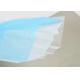 Blue 3 Ply Disposable Face Mask , Disposable Mouth Mask With Nose Clip