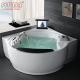 Hotel SPA Massage Bathtub Corner Jetted 2 Person Jacuzzi Bathtub With Heater