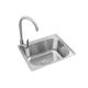 Washing  304 Stainless Steel Kitchen Sink Basin Rectangular Single Bowl