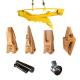 Excavator Bucket Teeth Pins GET Parts Casting Forging Construction Machine Durable