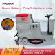 Red Automatic 245KG Industrial Sweeper Scrubber Semi Automatic For Outdoor