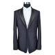 Trendy High Class Mens Slim Fit Suit Blazer Black Business Wedding Person