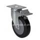Medium Duty 110kg Plate Brake PU Caster Z5725-67 with Customized Industrial Applications