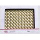 Gold Color Architectural Metal Mesh Stainless Steel 0.5m-2.0m Width