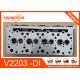 V2203 DI Casting Iron Cylinder Head Without Prechamber For Kubota