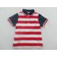 Yarn Dyed Big Rapport Baby Printed T Shirts Side Slit Pique Polo Shirt