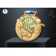 Personalised Custom Hockey Medals /  3D Relief Sport Medailles Copper Plating