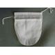 White 120 150 Mesh Monofilament Nylon Mesh Filter Bags For Milk